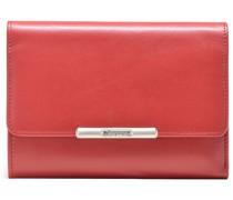Helena Geldbörse I Leder 14 cm Portemonnaies Rot