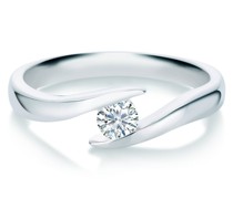 Diamant-Ring Sterling Silber Diamant in Ringe