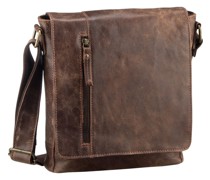 Umhängetasche Crunchy 2182 Kuriertasche hoch M Umhängetaschen Braun