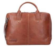 Navigator Aktentasche Leder 40 cm Laptopfach Laptoptaschen Braun