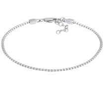 Armband Schlangenkette Oval Flach Basic 925 Silber Armbänder & Armreife