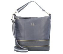 Schultertasche 31 cm Umhängetaschen Grau