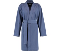 Bademantel Kimono 815 nachtblau - 10 Bademäntel Weiss