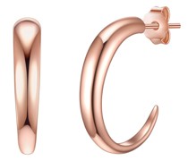 Creolen Sterling Silber in Gelbgold Ohrringe