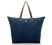 Velvet Quiltey Days Tragetasche Blau Handtaschen