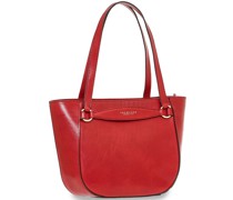 Bettina Shopper Tasche Leder 30 cm Rot