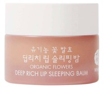 Organic Flowers - Deep Rich Lip Sleeping Balm 15g Lippenbalsam