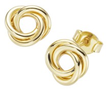 Ohrstecker Knoten verschlungen, Gold 585 Ohrringe