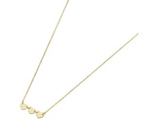 Collier Mittelteil mit Herzen, Gold 375 Ketten