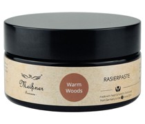 - Rasierpaste, Violettglastiegel Warm Woods Rasur 200 ml