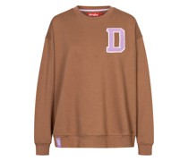 Sweatshirt 'Uni D' Pullover & Strickjacken Braun