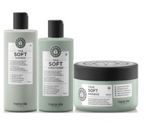 - True Soft Set 1 Shampoo 350ml, Conditioner 300ml & Masque 250ml Haarpflegesets 900 ml
