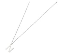 Collier Buchstabe N, Silber 925 Ketten