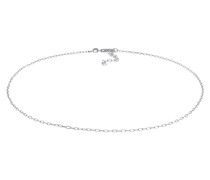 Halskette Choker Gliederkette Oval Trend 925 Silber Ketten