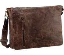 Umhängetasche Crunchy 2184 Kuriertasche Laptoptaschen Braun