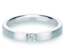 Diamant-Ring Weißgold Diamant in Ringe
