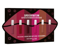 Lippen-Set mit Super Stay Matte Ink Lippenstiften in sechs verschiedenen Nuancen Sets