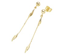 Ohrstecker Behang, 4 Elemente, Gold 585 Ohrringe