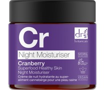 Cranberry Superfood Healthy Skin Night Moisturiser Nachtcreme 60 ml Hellbraun