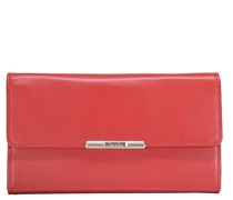 Helena Geldbörse Leder 18 cm Portemonnaies Rot