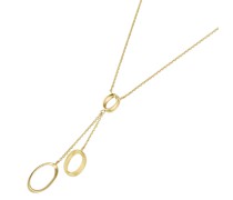 Collier Mittelteil ovale Anhänger, Gold 585 Ketten