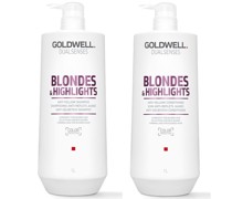 - Dualsenses Blondes & Highlights Anti Yellow Bundle XL* Haarpflegesets 2 l