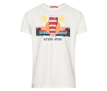 T-Shirt 'Leuchtbier' T-Shirts & Tops Weiss