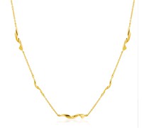 -Kette Helix Necklace 925er Silber Gold 32014203 Ketten