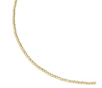 Collier mit facettierten Kugeln, Silber 925 Ketten Gold