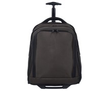 2-Rollen Rucksacktrolley 47 cm Laptopfach Koffer & Trolleys Braun