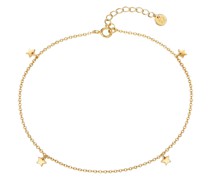 Fußkette Stern Sterling Silber in Roségold Fußketten
