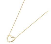Collier Herz, mit Brillant, Gold 585 Ketten