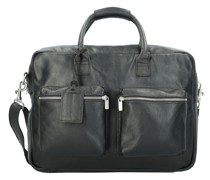 Handtasche Leder 41 cm Handtaschen Schwarz