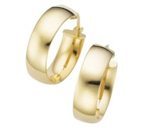 Creolen hochglänzend, Gold 375