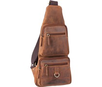 Bodybag Vintage 1613 Crossover Bag Umhängetaschen Braun
