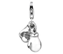 Charm Boxhandschuhe Sport Trend 925 Sterling Silber Charms & Kettenanhänger