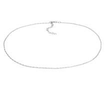Halskette Choker Basic Twisted Chain Gedreht Fein 925 Silber Ketten