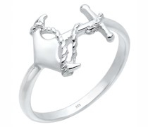 Ring Anker Symbol Maritim 925 Sterling Silber Ringe