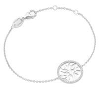 Armband Lebensbaum mit Zirkonia, Silber 925 Armbänder & Armreife