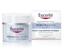 - AquaPorin Active Feuchtigkeitspflege mit LSF 25+ UVA-Schutz Sonnenschutz 50 ml