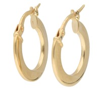 Creolen glänzend, Gold 375
