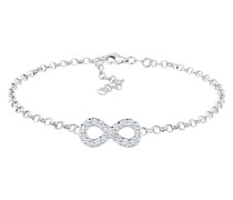 Armband Infinity Kristalle 925 Silber Haarschneider & -scheren