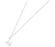 Collier Buchstabe M, Silber 925 Ketten