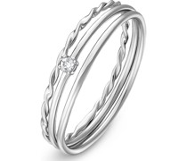 ring 925er Silber rhodiniert Ringe