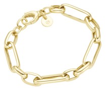 Armband Gliederkette, Silber 925 Armbänder & Armreife Gold
