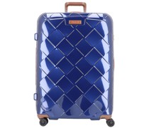 Leather & More 4-Rollen Trolley 75 cm Koffer Trolleys Violett