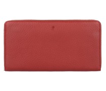 Deer Geldbörse Leder 19 cm Portemonnaies Rot