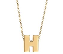 Halskette Buchstabe H Initialen Trend Minimal 925 Silber Ketten