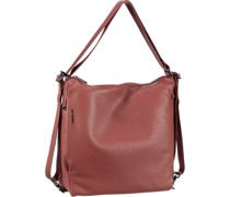 Handtasche Mellow Leather Hobo Backpack FZT72 Handtaschen Braun