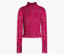 Kayden Bluse aus Georgette mit floralem Print